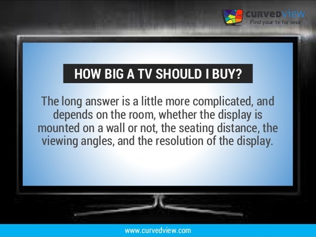 What Size Tv For Room Size Chart