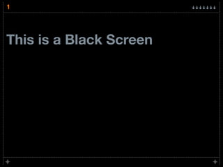 1




This is a Black Screen
 
