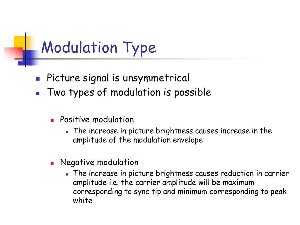 TV transmission principles