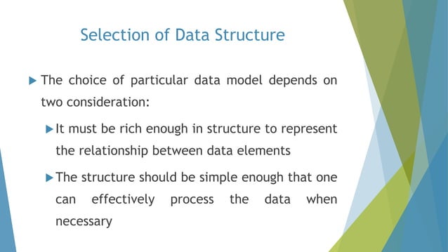 Data Structures unit I Introduction - data types | PPT