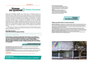-Constancia de alumno regular:
Es un certificado que podés pedir por sistema,
pero para que dicho certificado tenga el sello y la
firma de la Universidad, es un trámite que podés
realizar personalmente en la oficina de Sección
Alumnos.
-Constancia de Historia Académica: Es el
registrode las materias que regularizaste y
rendiste. Al igual que el certificado de alumno
regular, para que tenga sello deberás pedirlo
personalmente en Sección Alumnos.
OFICINA
SECCIÓN ALUMNOS
Trámites que podés realizar en Sección de Alumnos:
-Pedido de Readmisión: Cuando perdés la condición de alumno regular (no rendiste dos materias en el
año lectivo), podés pedir la readmisión, que te permite volver a hacer la inscripción anual y poder cursar
un nuevo año. El trámite lo podés realizar dos veces en el transcurso de tu paso de la Universidad. En
casos especiales, podés pedirla más de dos veces. El trámite se realiza de forma automática o por nota,
según decisión de la Secretaría Académica.
-Libreta Universitaria: Una vez que realizaste la inscripción y presentaste toda la documentación
correspondiente para comenzar a ser un estudiante de la UNViMe, podés tener tu libreta, que es un
registro personal donde los profesores te colocan las notas de los exámenes y las materias regularizadas.
-Pedido de Certificado de Alumno Regular: Como ya te contamos, podés pedir el certificado con sello y
firma, para presentar donde lo necesites. Tenés que para ello acercarte a la oficina.
-Pedido de Certificado de Historia Académica: Al igual que el Certificado de Alumno Regular, podés
acercarte a la oficina a solicitar tu historia académica.
Existen otras formalidades vinculadas con la relación que los estudiantes tienen con la
universidad que se pueden realizar en línea. El SIU-Guaraní es un sistema de gestión de
alumnos que registra y administra todas las actividades académicas de la Universidad, desde
el ingreso como aspirantes hasta que obtienen el diploma. Es administrado por la Dirección
de Sistemas. Este sistema informático sirve para gestionar las inscripciones y el conjunto
de los trámites relativos a la vida académica de los estudiantes. De este modo la inscripción
a materias, exámenes finales y la consulta de los resultados de estos son realizados
directamente por cada estudiante mediante una computadora con acceso a Internet. Esto
permite evitar demoras y habilita la posibilidad de realizar los trámites a distancia El sistema
refleja toda la historia académica (materias y finales aprobados, promociones, inscripciones,
noticias, etc.). A través de este se podrán inscribir a materias o finales en forma autónoma
desde una computadora sin necesidad de acercarse a la Universidad para realizar estos
trámites.
El SIU-Guaraní es entonces una herramienta muy útil. Como toda herramienta con cierto
grado de sofisticación, requiere de un manual de instrucciones, así como cierto tiempo de
práctica para familiarizarse con su uso.
https://guarani.edu.ar.
https://alu.unvime.edu.ar/g3w/ (UNViMe)
Cuanto antes manejes esta herramienta en forma autónoma mejor será tu
tránsito por la Universidad.
El SIU Guaraní es el Sistema de Información Universitario, que se utiliza en
todas las Universidades Nacionales del país. Es un sistema informático donde
vos, con tu usuario y contraseña, podés ingresar para realizar trámites
administrativos relacionados con tu carrera y acceder a la información de tu
historia académica (materias cursadas, rendidas, promedio, etc.). Es un sistema
de Autogestión.
TVU Cap. II Ingreso2018
Sistema
SIU GUARANÍ
TRÁMITES ADMINISTRATIVOS
QUE PODÉS REALIZAR POR SISTEMA SON:
-Inscripción anual: Cada año que comiences, deberás inscribirte a la carrera, para poder quedar
registrado/a como alumno regular en el sistema.
-Inscripción a las materias que vas a cursar: Una vez que realizas la inscripción anual, deberás
inscribirte a cada una de las materias que decidas cursar ese año. Este trámite se realiza en el primer y
en el segundo cuatrimestre
-Inscripción a exámenes finales:Una vez que cursas y regularizás una materia, estás listo/a para rendir
el examen final. Una semana antes de la fecha del examen, se abre el período para que te inscribas.
ATENCIÓN!!
Este trámite tiene un plazo para realizarse, por lo que NO tenés que olvidarte de hacerlo.
RECOMENDACIÓN
Para todas las inscripciones, es importante que imprimas el comprobante!.
}Trámites Frecuentes
pág.27
 