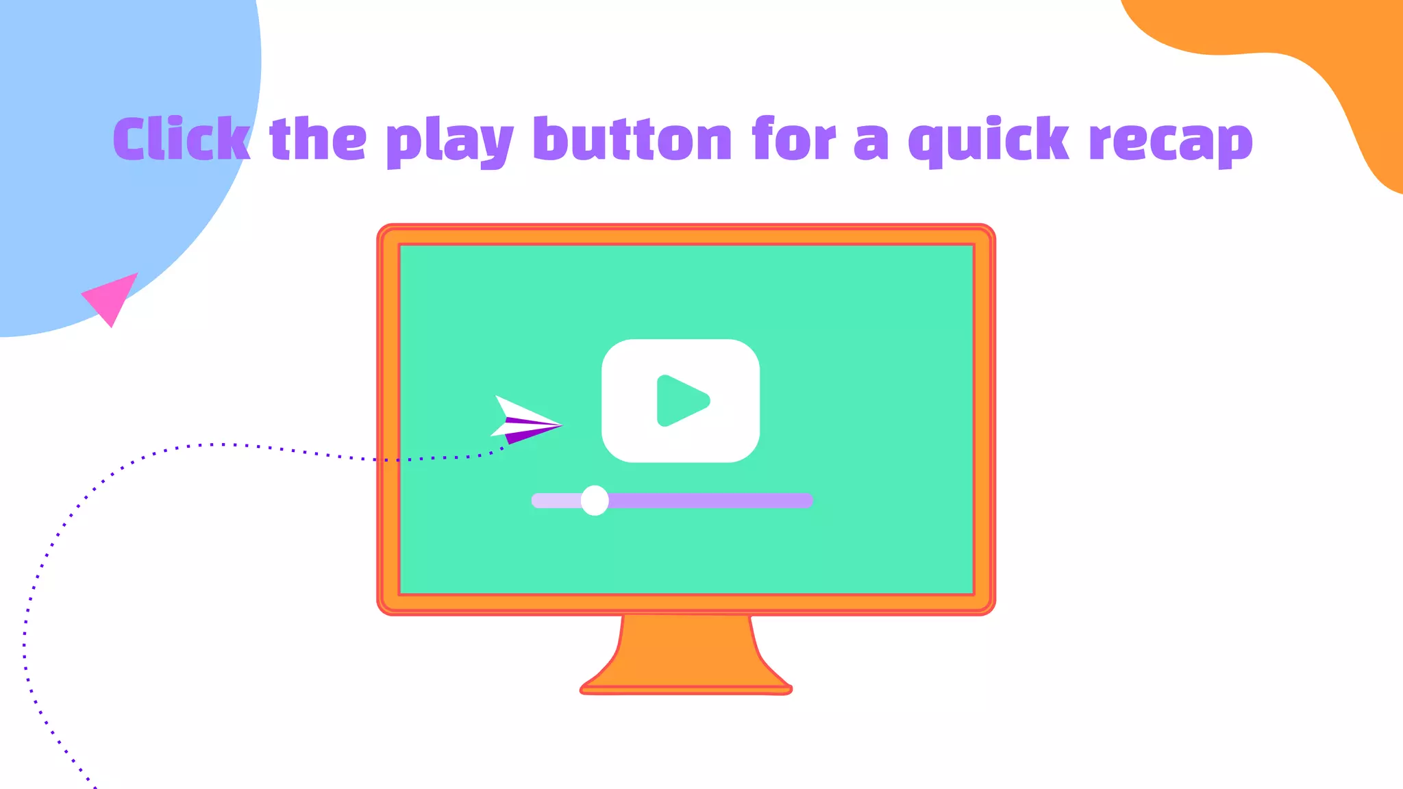 Click the play button for a quick recap
 