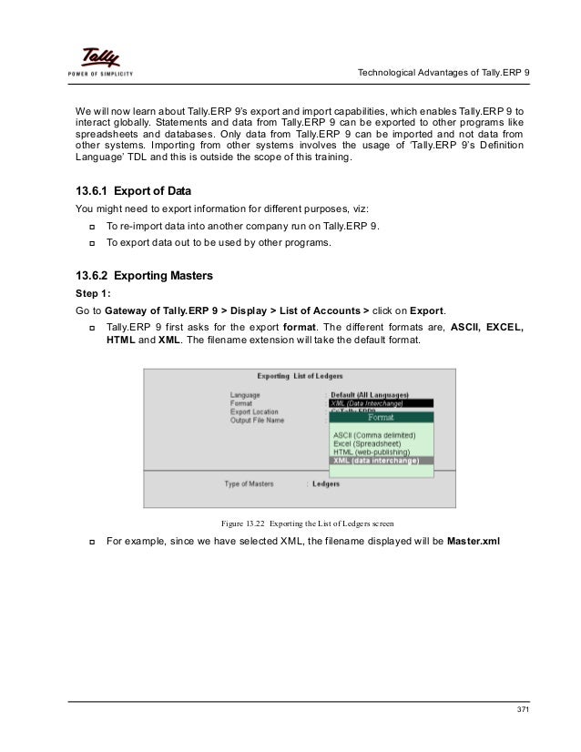 Tally File Extension Tally File Extension
