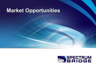 Market Opportunities
 