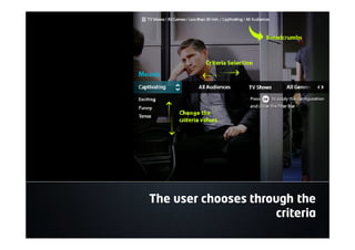The user chooses through the
criteria
 