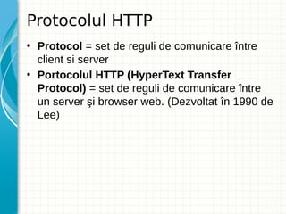 Tehnologii web, introducere, brawsere,tipuride aplicatie | PDF