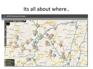 Its all about where..
 