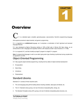 C++ Tutorial | PDF