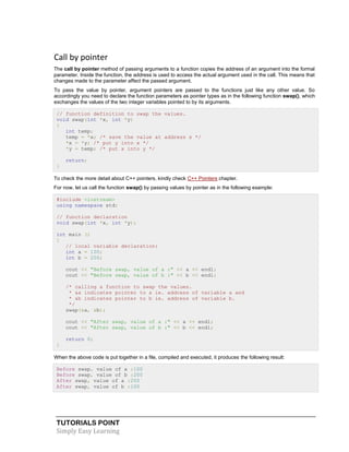 C++ Tutorial | PDF
