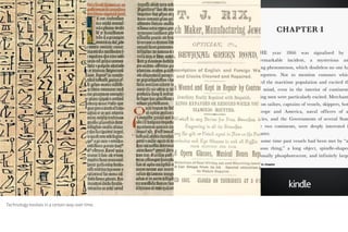 Technology evolves in a certain way over time.
 