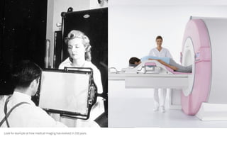 Look for example at how medical imaging has evolved in 150 years.
 