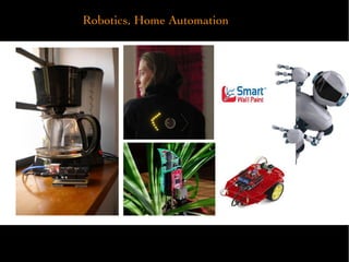 Robotics, Home Automation

 
