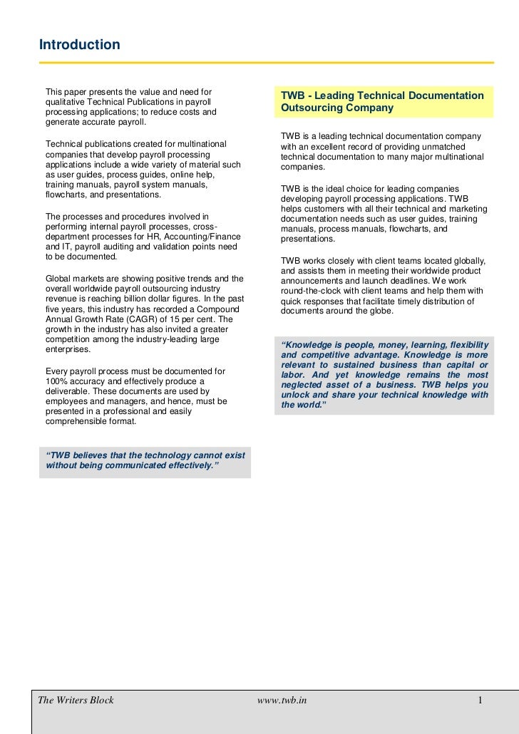 Payroll process essay