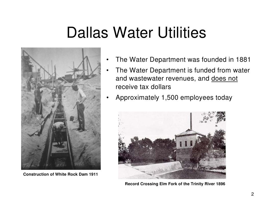 The Drought’s Affect on Dallas Water Utilities