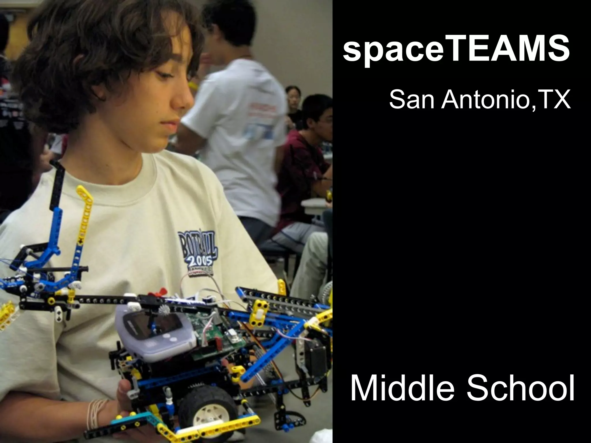 spaceTEAMS
San Antonio,TX
Middle School
 