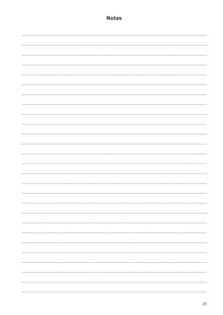 1210, 1211, 1230, 1231, 1232


                                                                                          Notas


......................................................................................................................................................................................................

......................................................................................................................................................................................................

......................................................................................................................................................................................................

......................................................................................................................................................................................................

......................................................................................................................................................................................................

......................................................................................................................................................................................................

......................................................................................................................................................................................................

......................................................................................................................................................................................................

......................................................................................................................................................................................................

......................................................................................................................................................................................................

......................................................................................................................................................................................................

......................................................................................................................................................................................................

......................................................................................................................................................................................................

......................................................................................................................................................................................................

......................................................................................................................................................................................................

......................................................................................................................................................................................................

......................................................................................................................................................................................................

......................................................................................................................................................................................................

......................................................................................................................................................................................................

......................................................................................................................................................................................................

......................................................................................................................................................................................................

......................................................................................................................................................................................................

......................................................................................................................................................................................................

......................................................................................................................................................................................................

......................................................................................................................................................................................................

......................................................................................................................................................................................................

......................................................................................................................................................................................................


                                                                                                                                                                                                 23
 