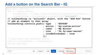Tweaking the interactive grid | PDF