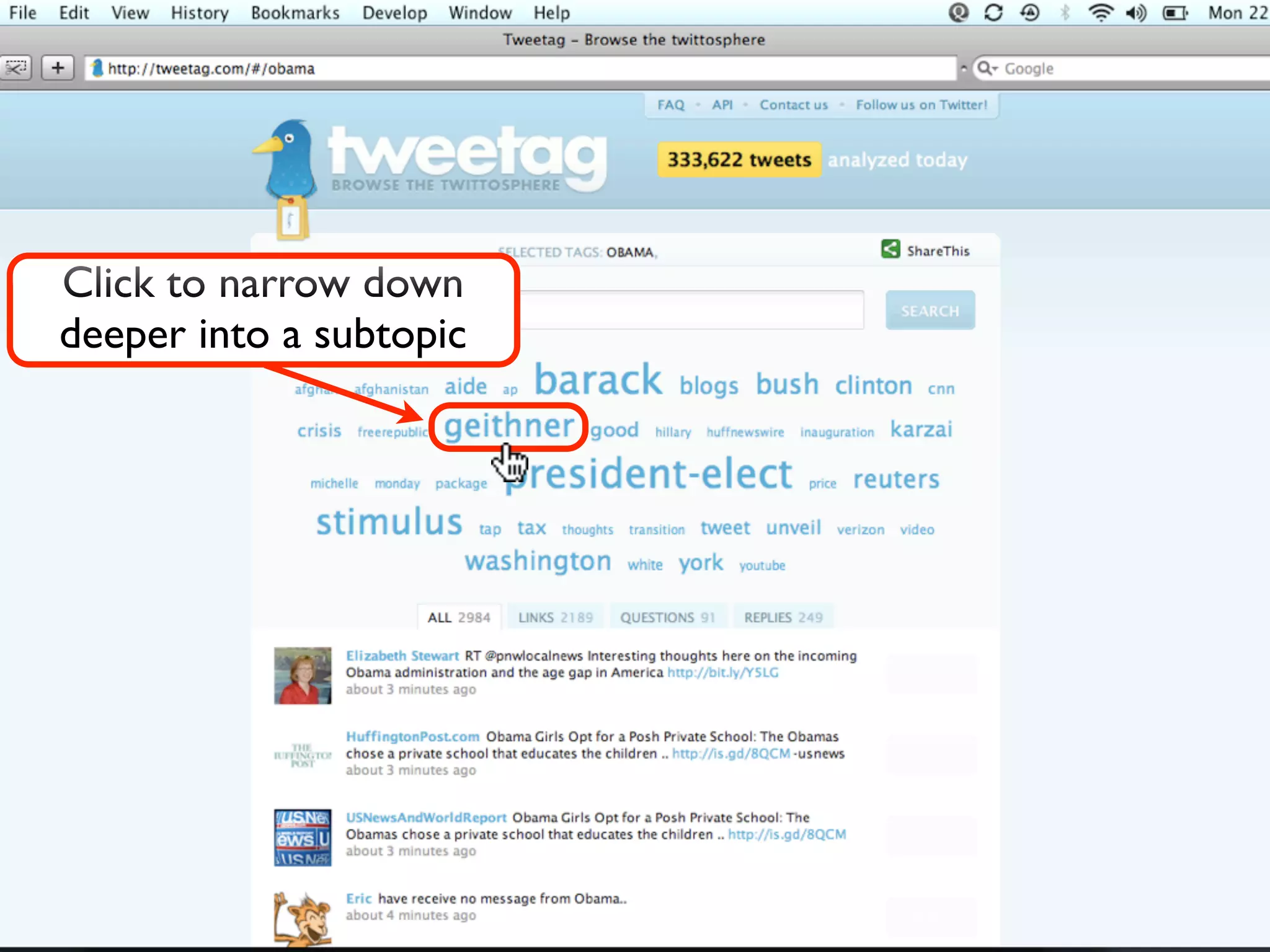 Tweetag Browse The Twittosphere