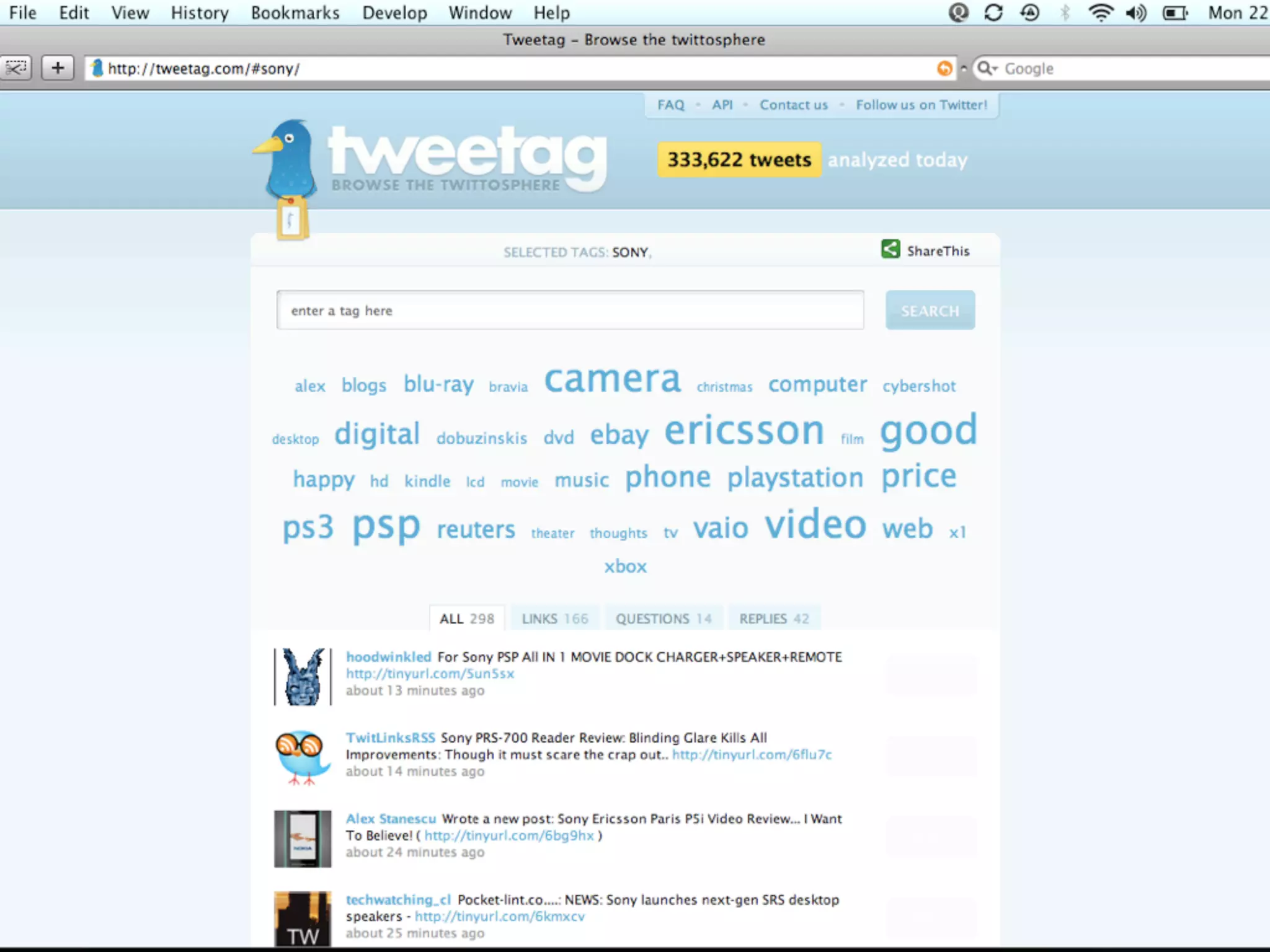 Tweetag Browse The Twittosphere