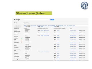 Gérer ses dossiers (libellés)