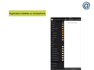 Application tablette ou smartphone