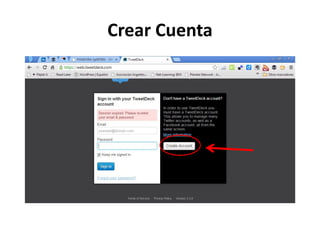 Crear Cuenta
 