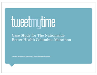 Case Study for The Nationwide
Better Health Columbus Marathon



a project by huber+co interactive & Social Business Strat...