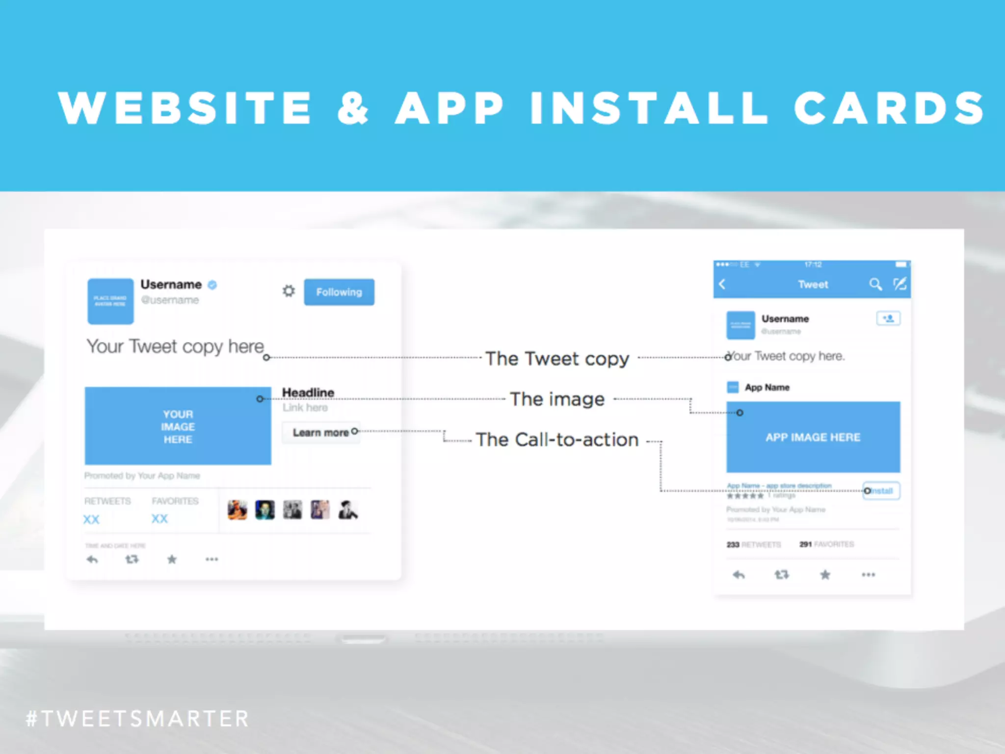 # T W E E T S M A R T E R# T W E E T S M A R T E R
W E B S I T E & A P P I N S T A L L C A R D S
 