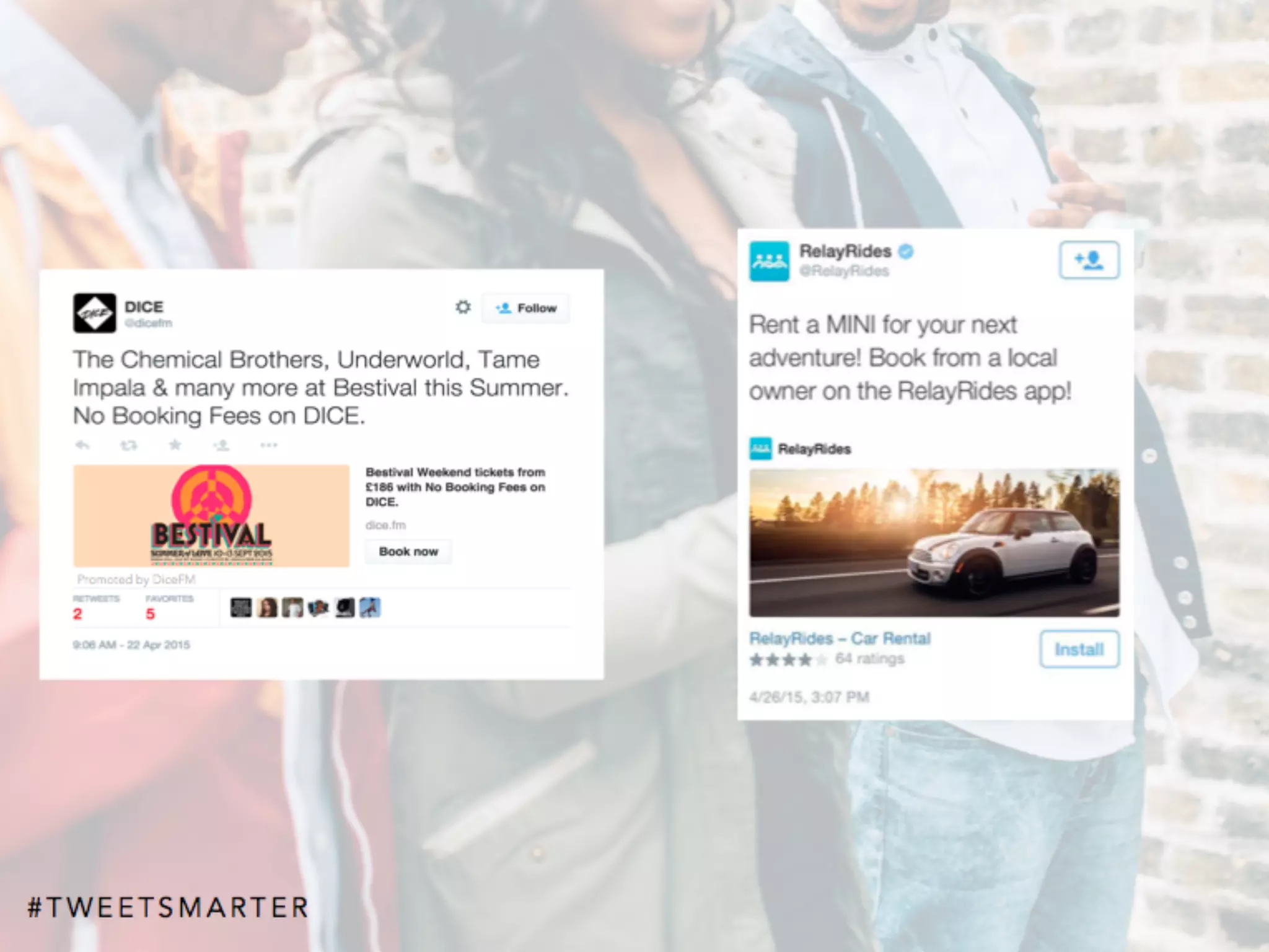 # T W E E T S M A R T E R
Promoted by DiceFM
 