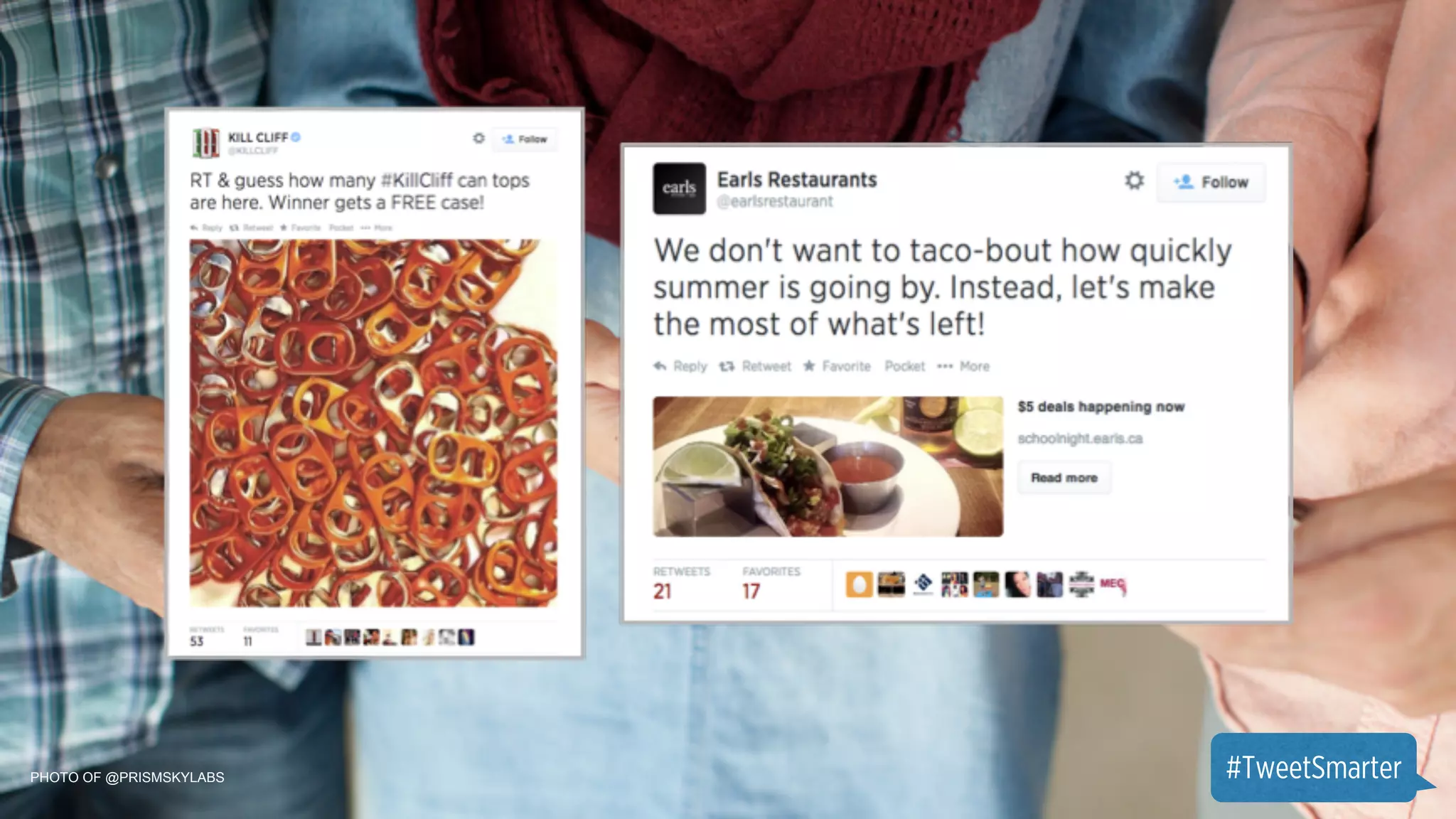 PHOTO OF @PRISMSKYLABS #TweetSmarter 
 