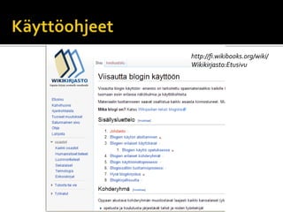 http://fi.wikibooks.org/wiki/
Wikikirjasto:Etusivu
 