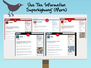 Use The “Information
Superhighway” (More)
 