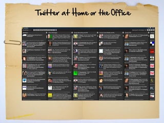 Twitter at Home or the Office
 