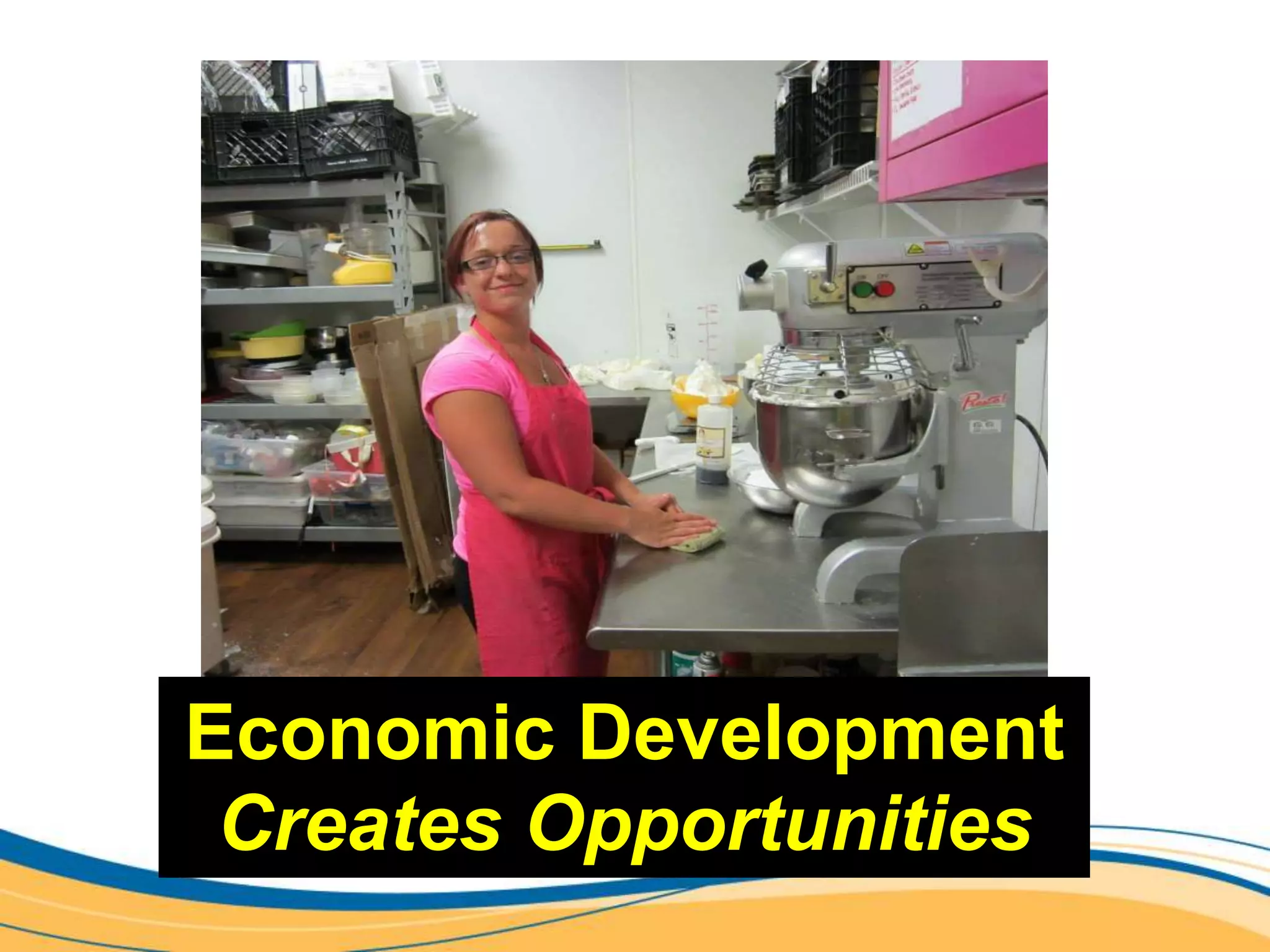 Economic Development
Creates Opportunities
 