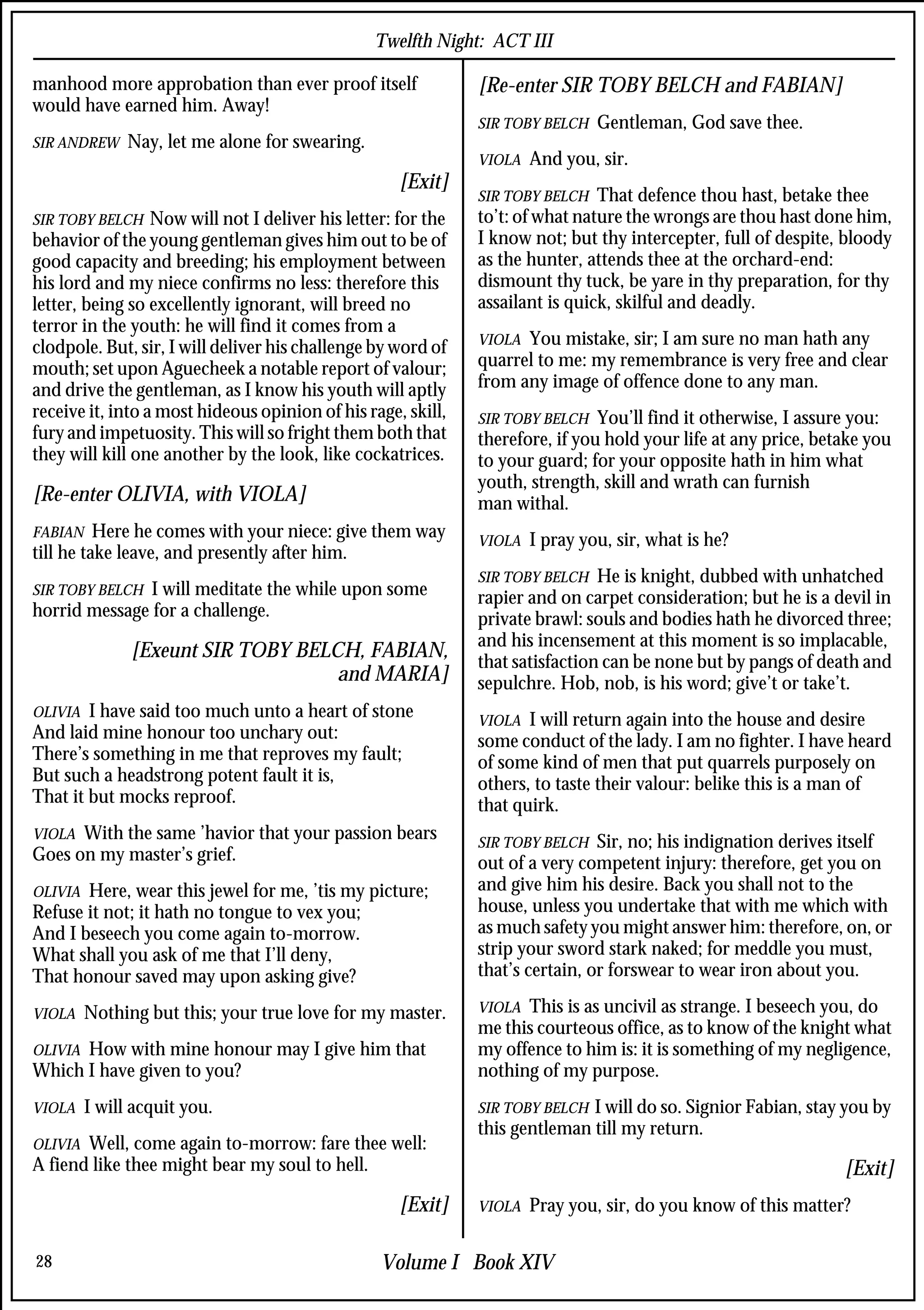 Twelfth night by william shakespeare | PDF