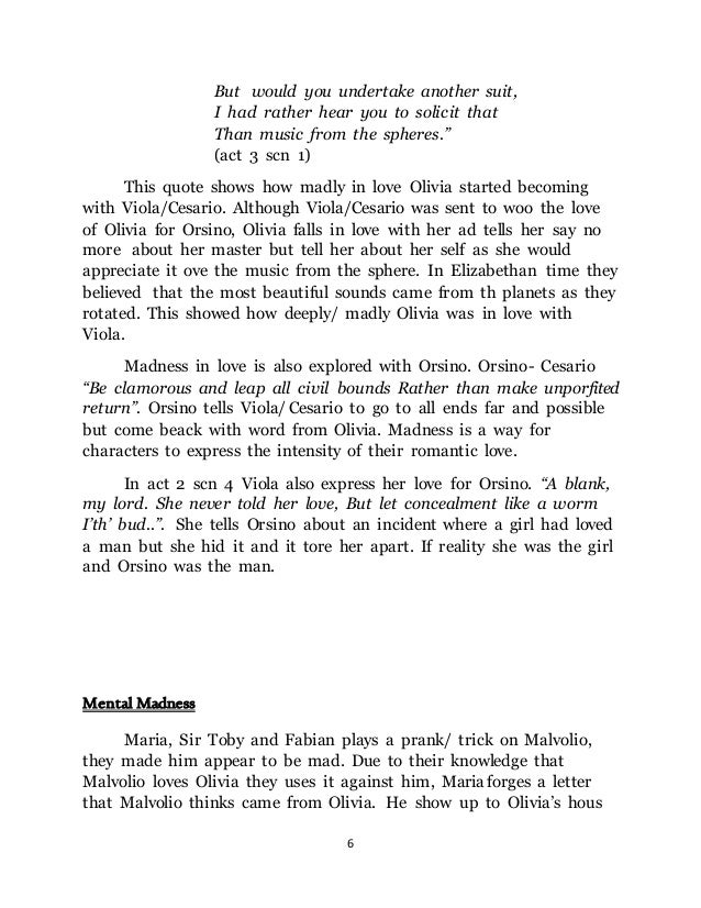 Essay on twelfth night