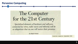 3
Pervasive Computing
3
 