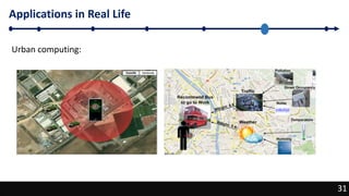 31
Applications in Real Life
31
Urban computing:
 