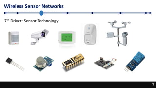 7
Wireless Sensor Networks
7
7th Driver: Sensor Technology
 