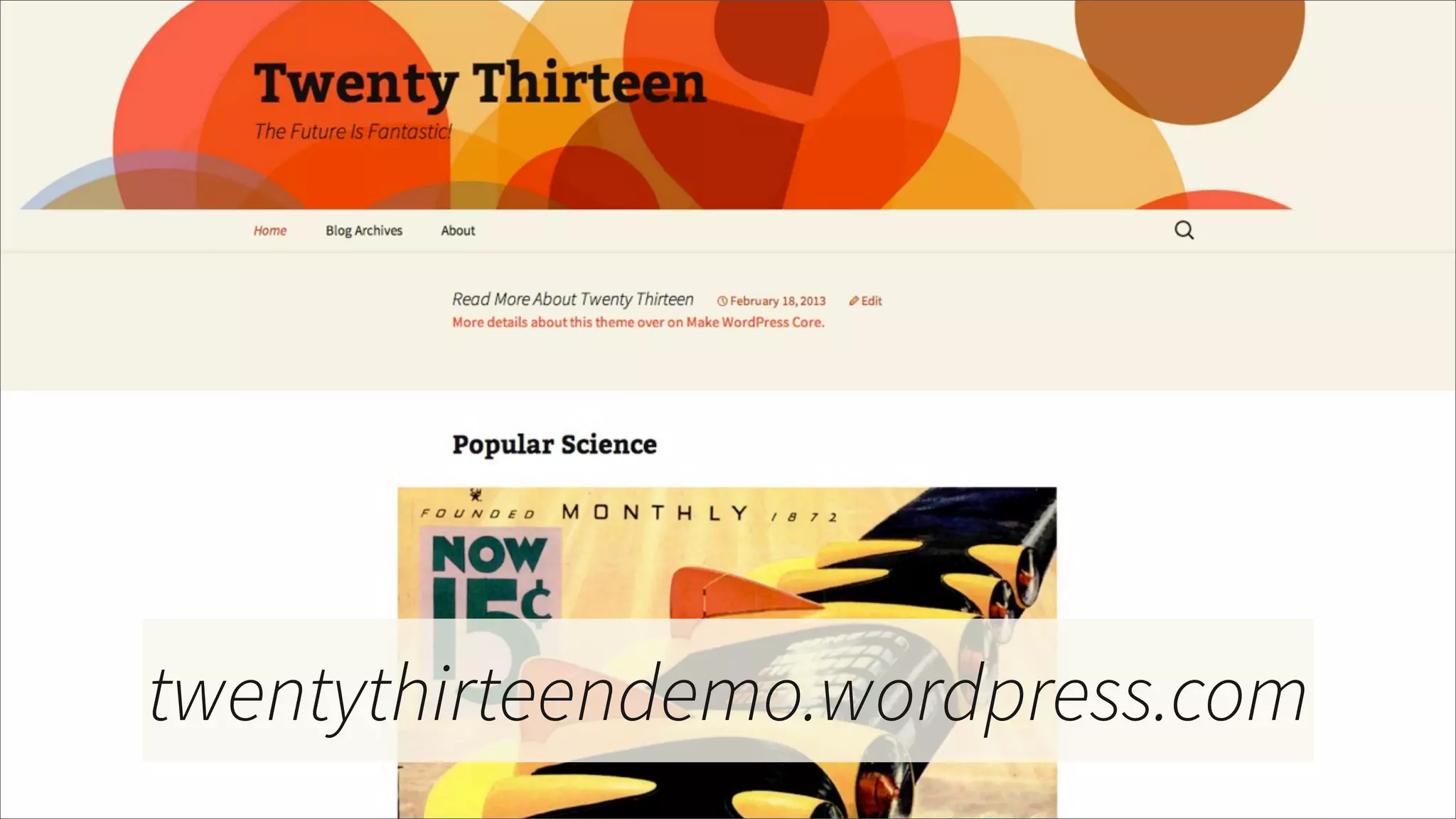 twentythirteendemo.wordpress.com
 