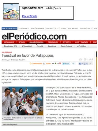 Elperiodico.com - 24/03/2011

Ver artículo
 