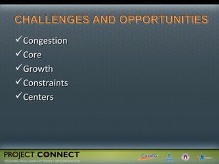 Congestion Core Growth Constraints Centers 