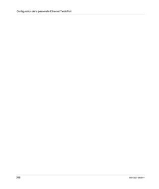 Configuration de la passerelle Ethernet TwidoPort

398

35013227 06/2011

 