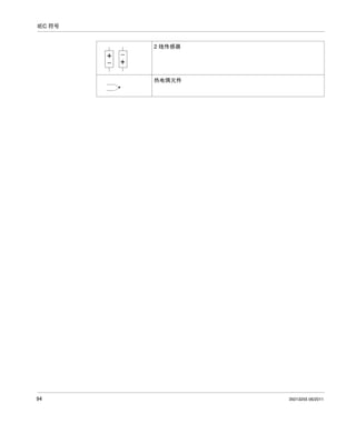 IEC 符号

2 线传感器

热电偶元件

94

35013255 06/2011

 