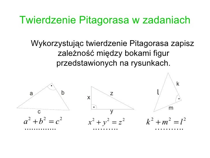 Twierdzenie Pitagorasa