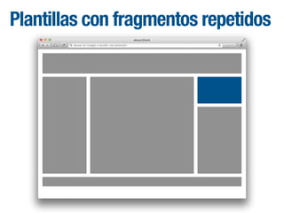 Plantillas con fragmentos repetidos

 