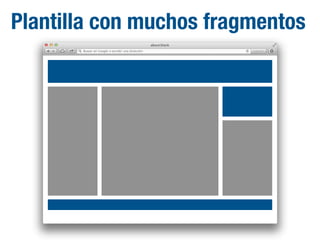 Plantilla con muchos fragmentos

 