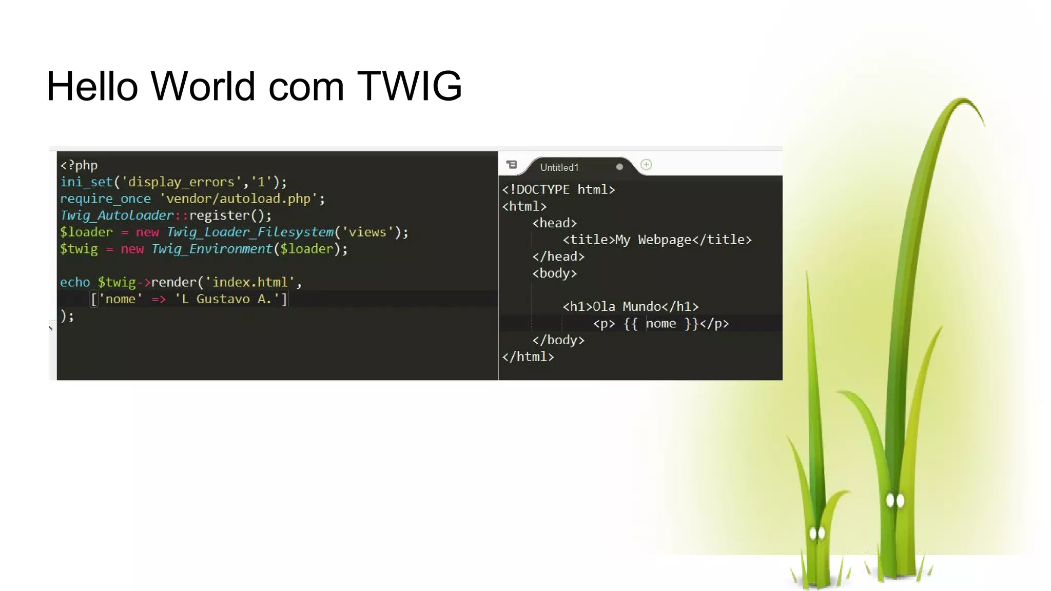 Hello World com TWIG 