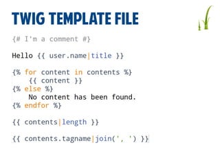 Twig Template FILE

 