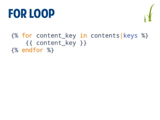 FOR LOOP

 